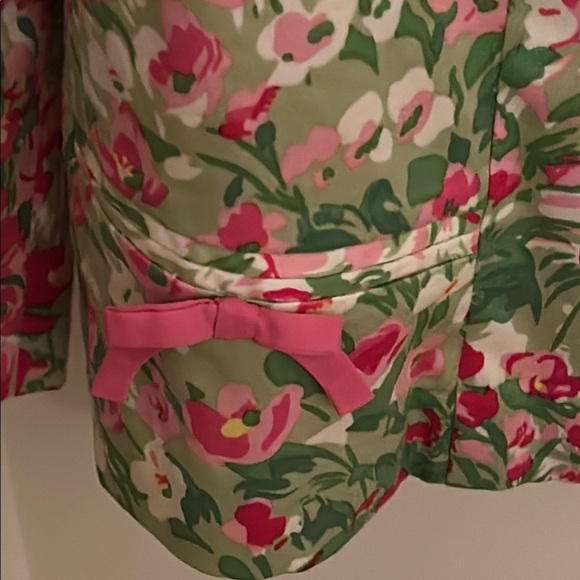 RAFAEL Pink and Green Floral Suit Jacket Vibrant Design, size 10 - Picture 7 of 8